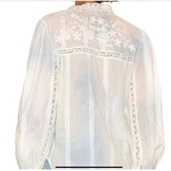 NWOT LoveShackFancy Rhonda top size XS - Picture 2 of 8